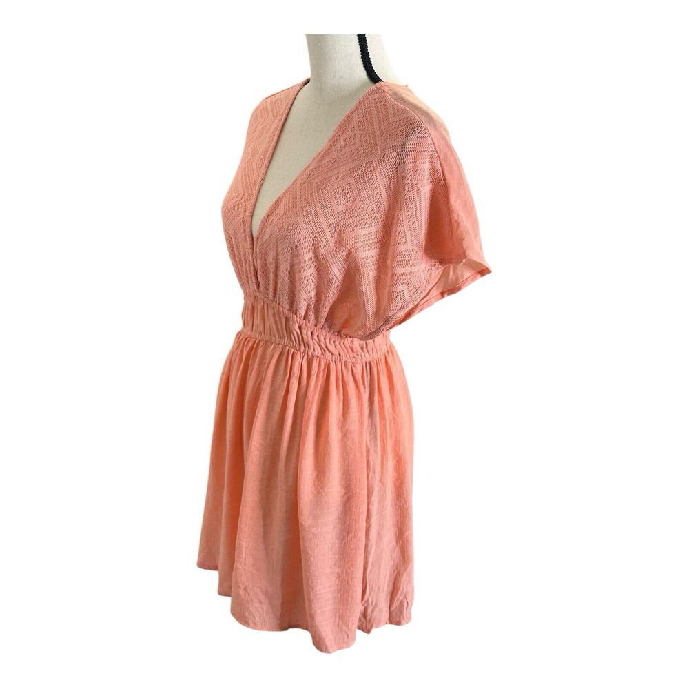 Miken Junior's Tie Back Mini Dress Swimsuit Salmon Size Medium‎ - Picture 5 of 16